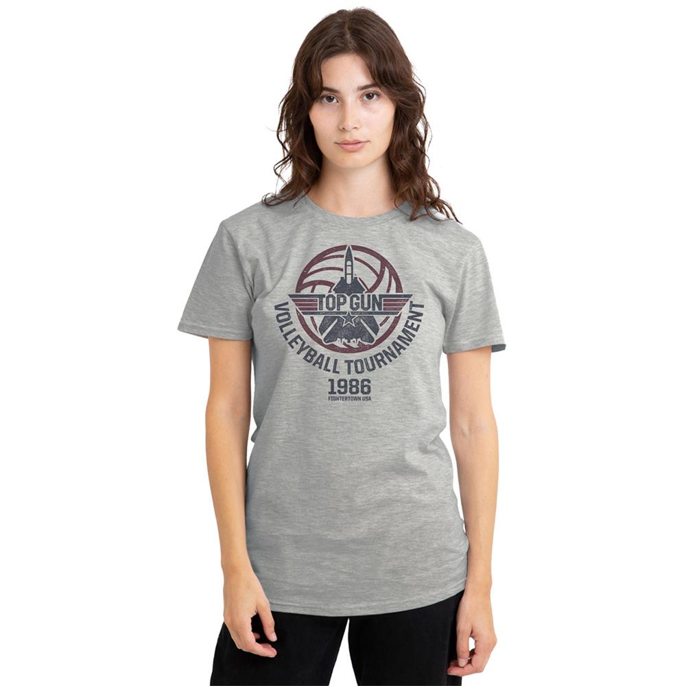 Athletic Heather - Lifestyle - Top Gun Womens-Ladies Volleyball Tournament 1986 T-Shirt