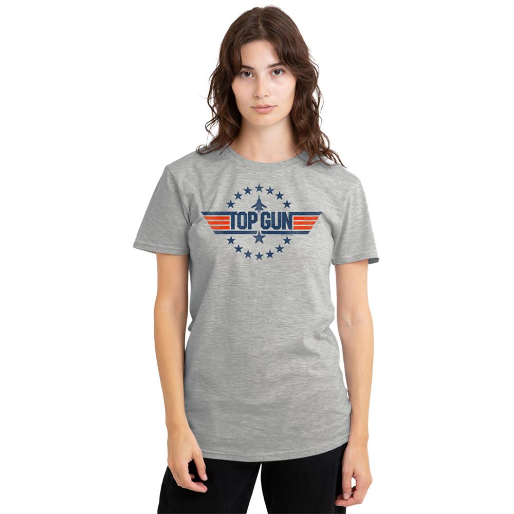 Athletic Heather - Lifestyle - Top Gun Womens-Ladies Star Logo T-Shirt