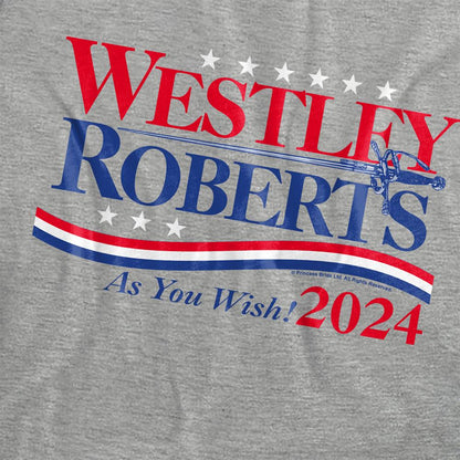 Athletic - Side - The Princess Bride Womens-Ladies Westley Roberts As You Wish 2024 T-Shirt