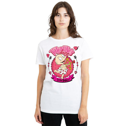 White - Lifestyle - Rugrats Womens-Ladies Valentine´S Day Is For Babies Tommy Pickles T-Shirt