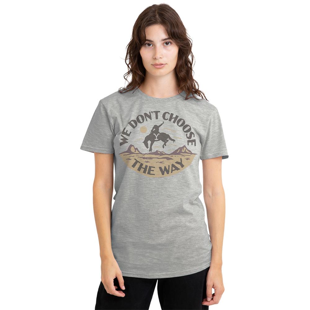 Athletic Heather - Lifestyle - Yellowstone Womens-Ladies We Don´t Choose The Way T-Shirt