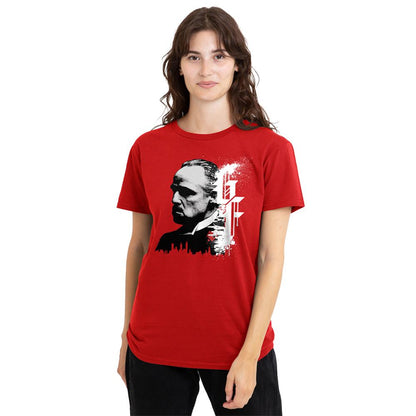 Red - Lifestyle - The Godfather Womens-Ladies Spray T-Shirt