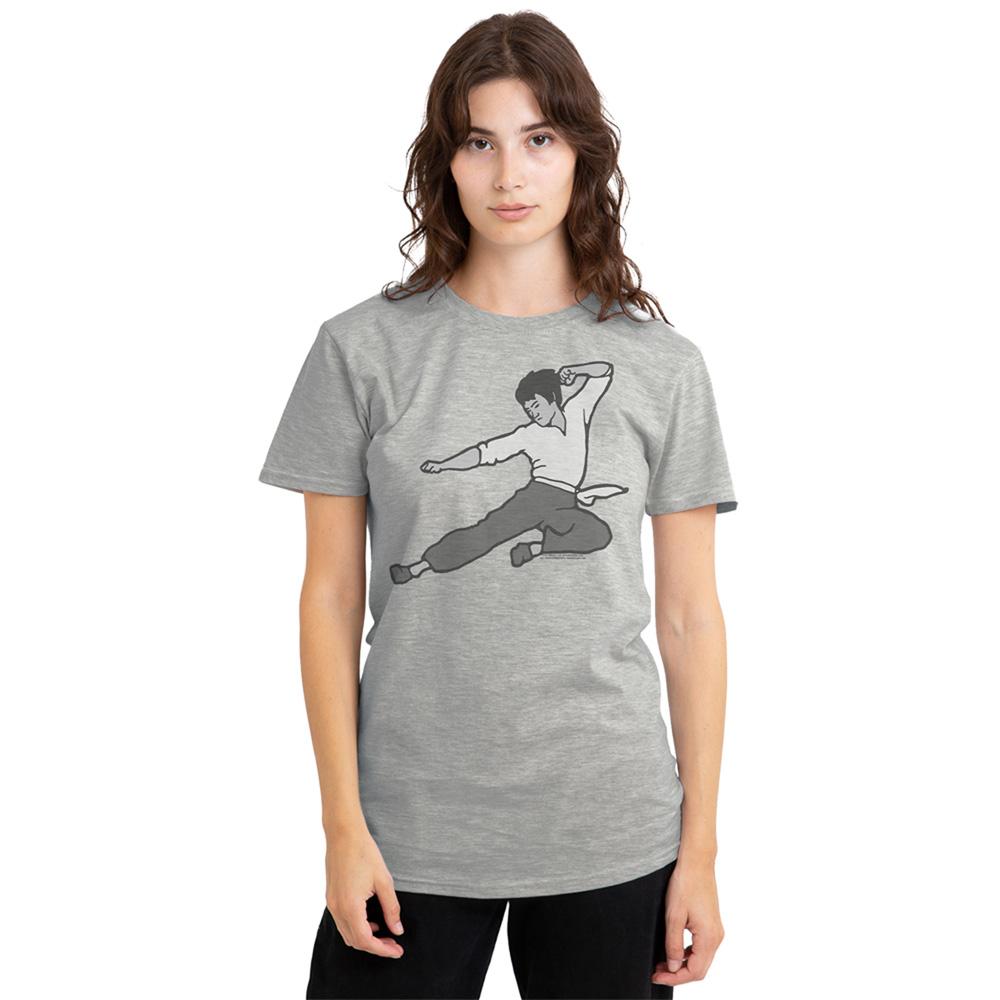 Athletic Heather - Lifestyle - Bruce Lee Womens-Ladies The Signature Move T-Shirt