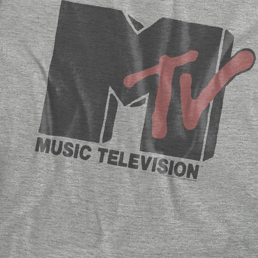 Athletic - Side - MTV Womens-Ladies Logo T-Shirt