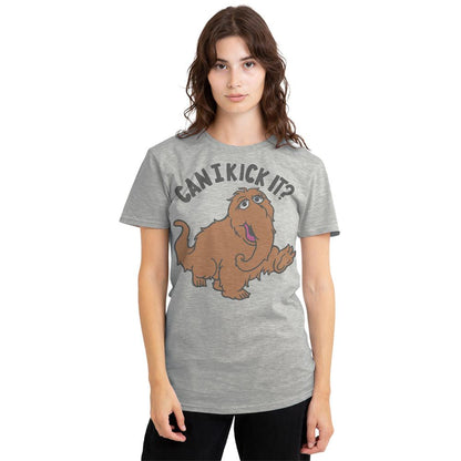 Athletic Heather - Lifestyle - Sesame Street Womens-Ladies Can I Kick It? T-Shirt