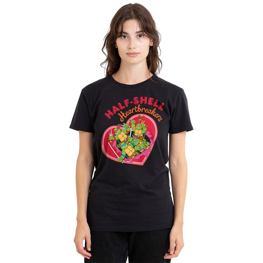 Black - Lifestyle - Teenage Mutant Ninja Turtles Womens-Ladies Valentine´S Heartbreakers T-Shirt