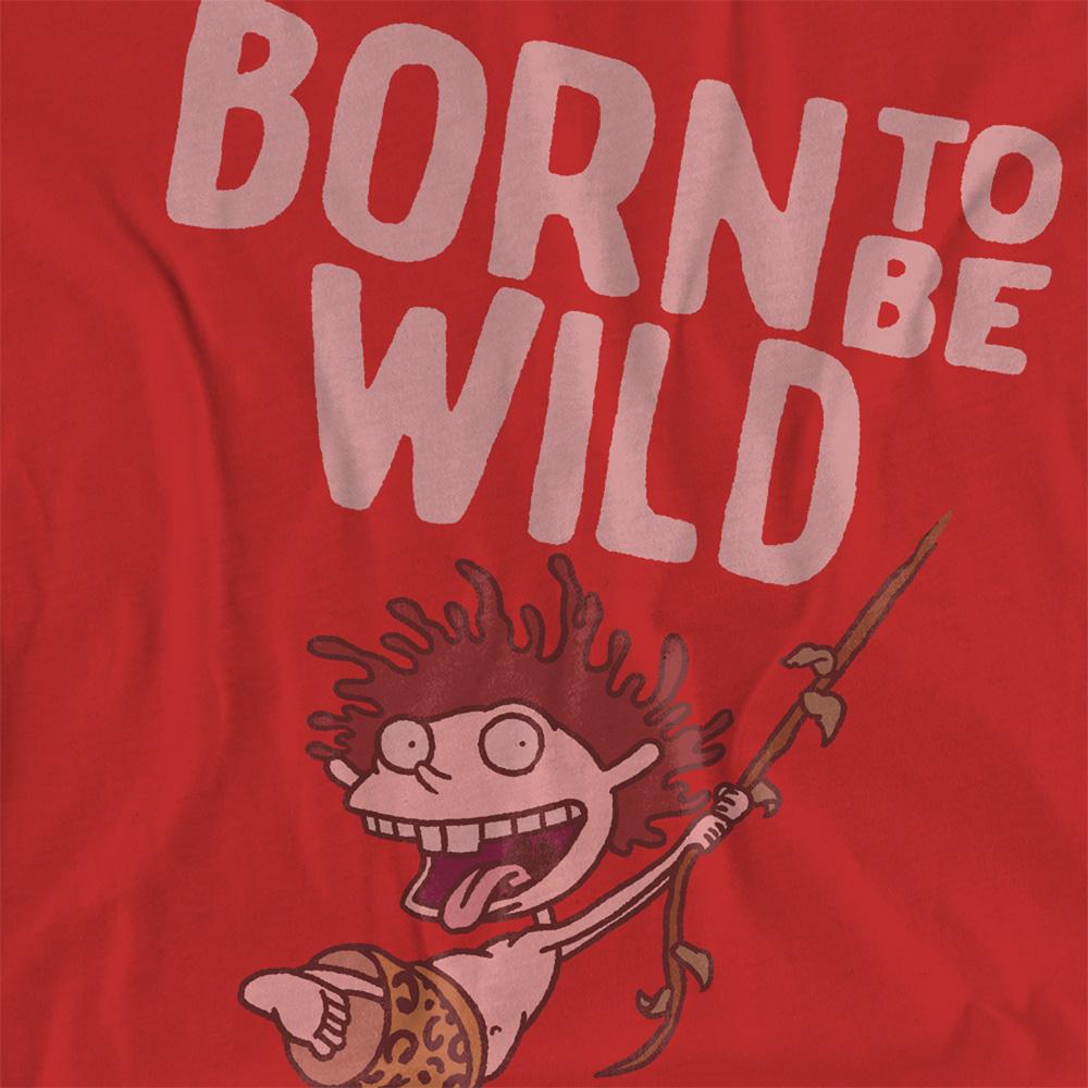 Red - Side - The Wild Thornberrys Womens-Ladies Born To Be Wild Donnie T-Shirt