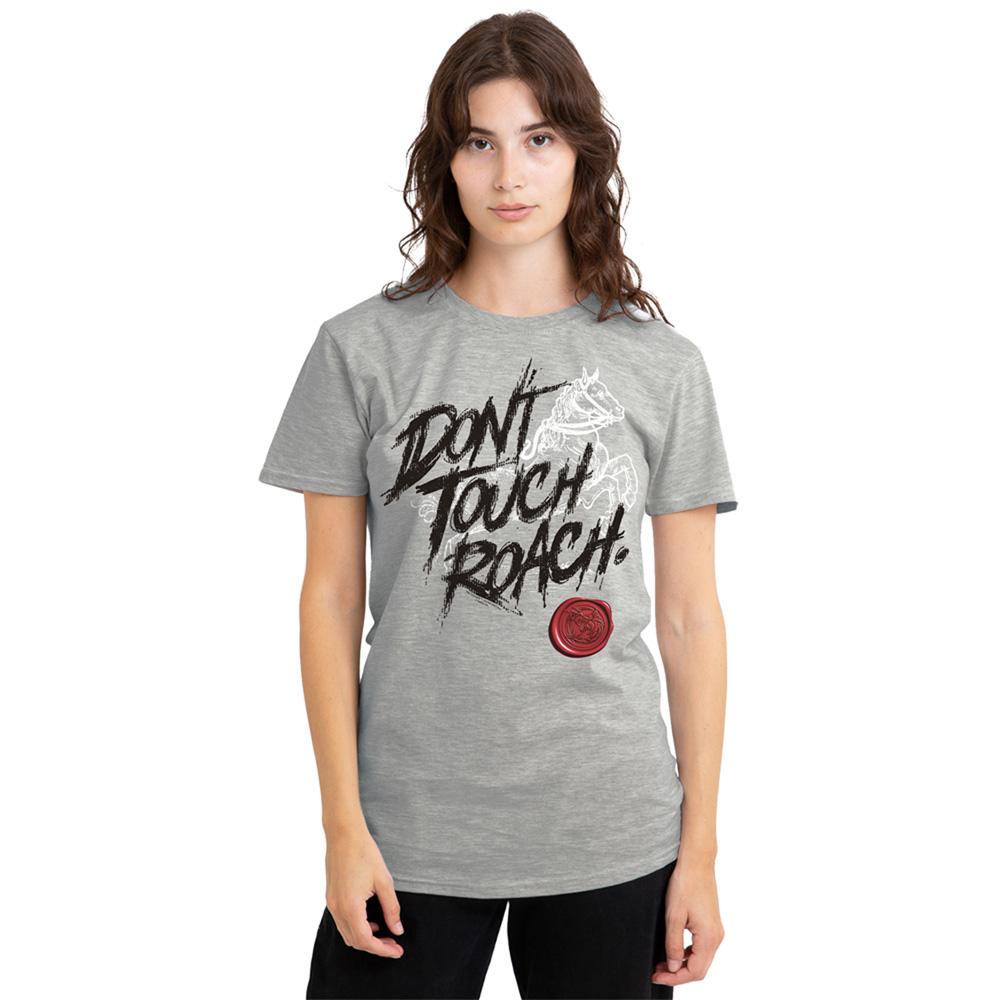 Athletic Heather - Side - The Witcher Womens-Ladies Don´t Touch Roach T-Shirt