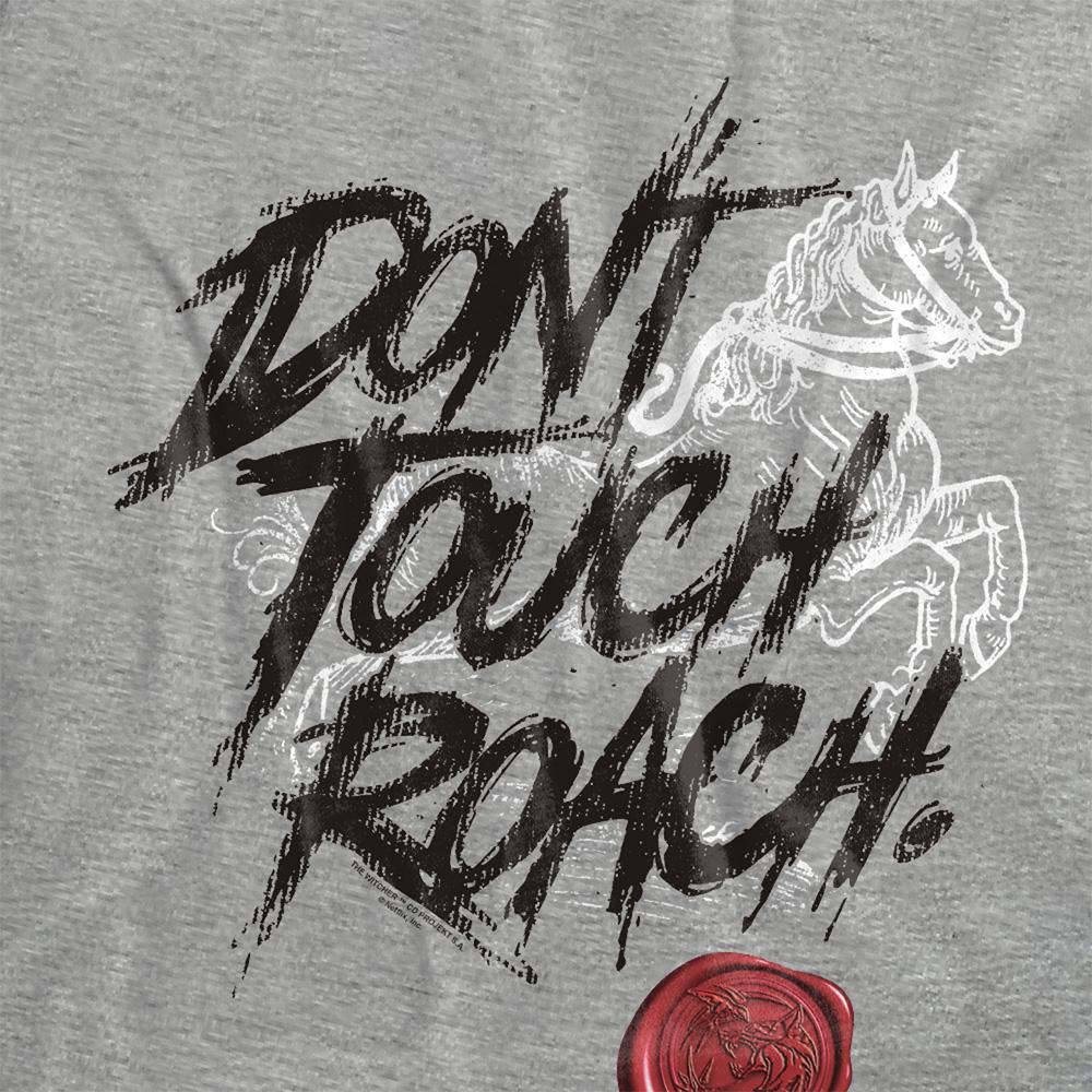 Athletic Heather - Pack Shot - The Witcher Womens-Ladies Don´t Touch Roach T-Shirt