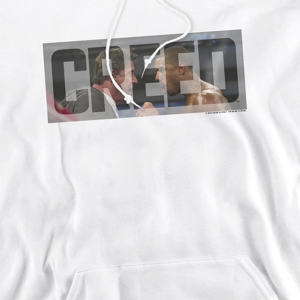 White - Pack Shot - Creed Unisex Adult Pep Talk Hoodie