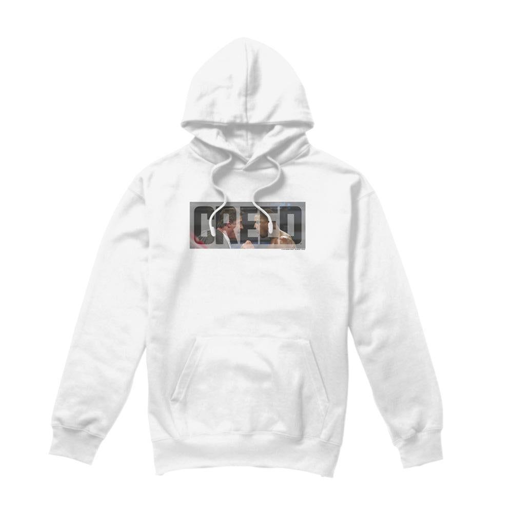 White - Front - Creed Unisex Adult Pep Talk Hoodie