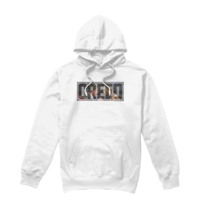 White - Front - Creed Unisex Adult Pep Talk Hoodie