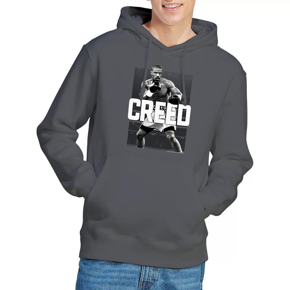 Charcoal - Side - Creed Unisex Adult Final Round Hoodie