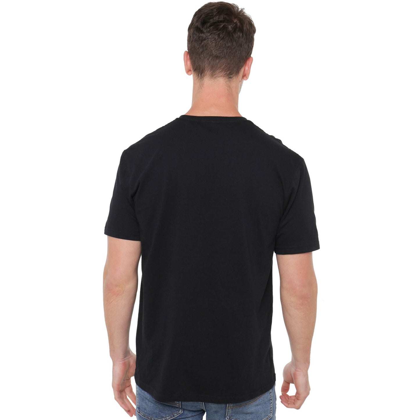 Black - Lifestyle - Star Wars Mandalorian Mens Protect - Attack - Nap - Snack Grogu T-Shirt