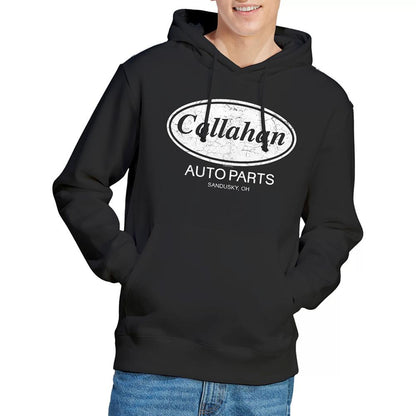Black - Side - Tommy Boy Unisex Adult Callahan Auto Hoodie