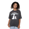 Dark Charcoal - Side - The Aristocats Womens-Ladies My Mum Is Purrfect Marie Oversized T-Shirt