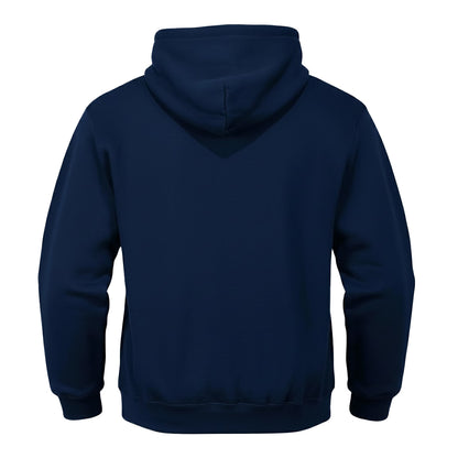 Navy - Back - Robocop Unisex Adult Schematic Hoodie