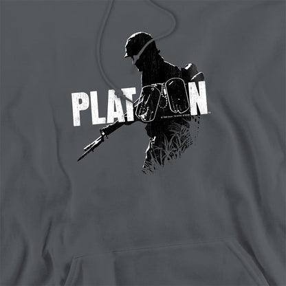 Charcoal - Pack Shot - Platoon Unisex Adult Shadow Hoodie