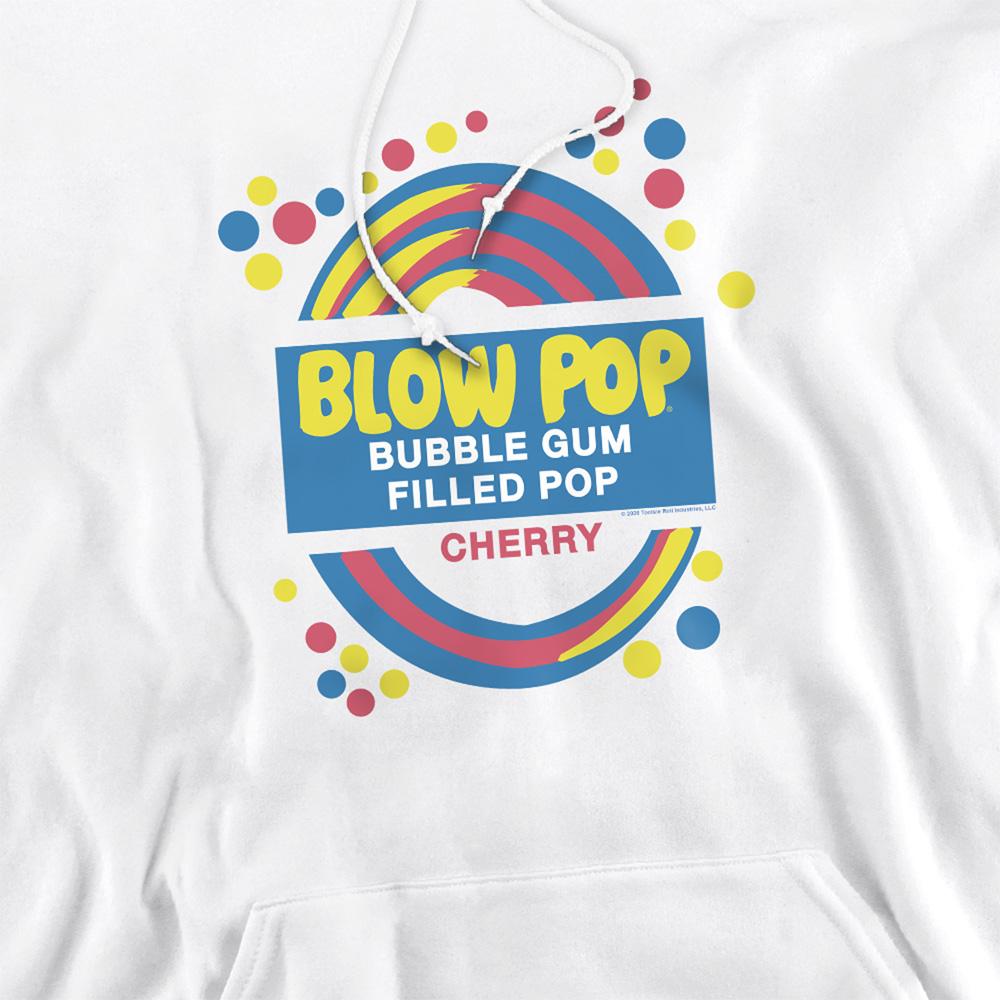 White - Pack Shot - Tootsie Roll Unisex Adult Blow Pop Hoodie