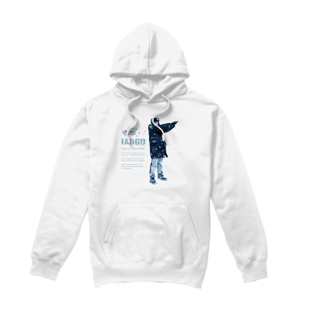 White - Front - Fargo Unisex Adult This Is A True Story Hoodie