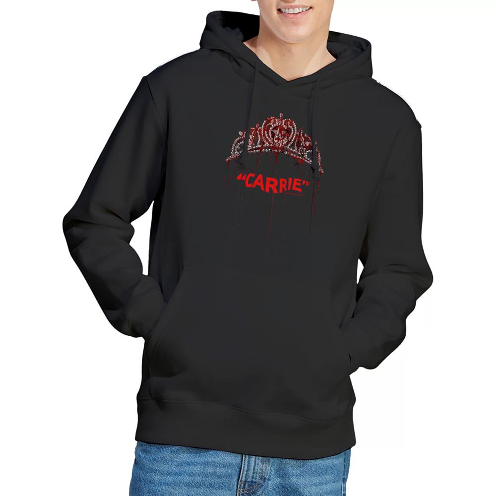 Black - Side - Carrie Unisex Adult Prom Queen Hoodie