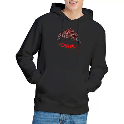 Black - Side - Carrie Unisex Adult Prom Queen Hoodie