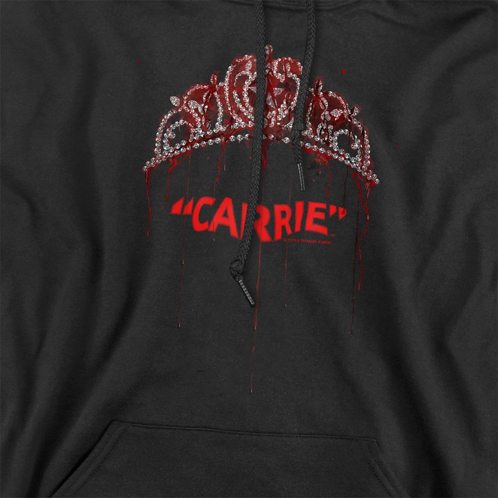 Black - Pack Shot - Carrie Unisex Adult Prom Queen Hoodie