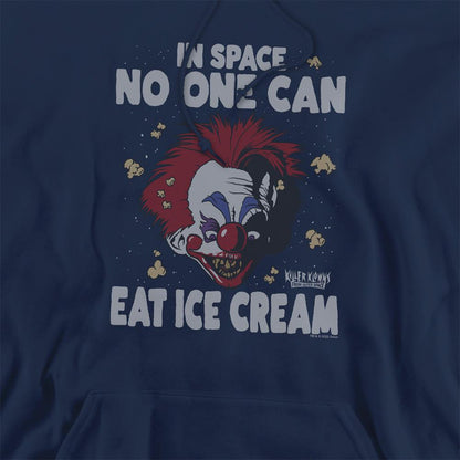 Navy - Pack Shot - Killer Klowns From Outer Space Unisex Adult No One Can Eat Ice Cream Hoodie