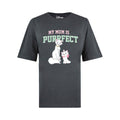 Dark Charcoal - Front - The Aristocats Womens-Ladies My Mum Is Purrfect Marie Oversized T-Shirt