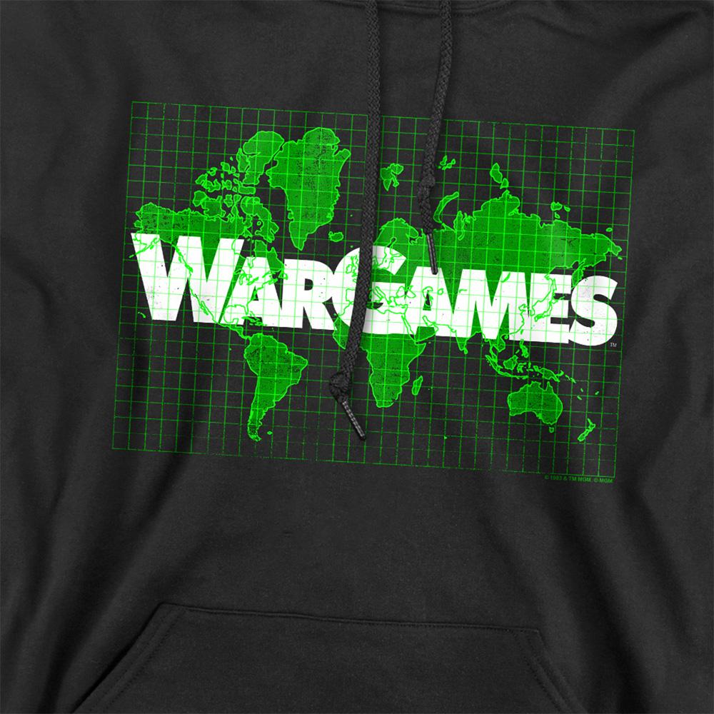 Black - Pack Shot - WarGames Unisex Adult Game Board Hoodie