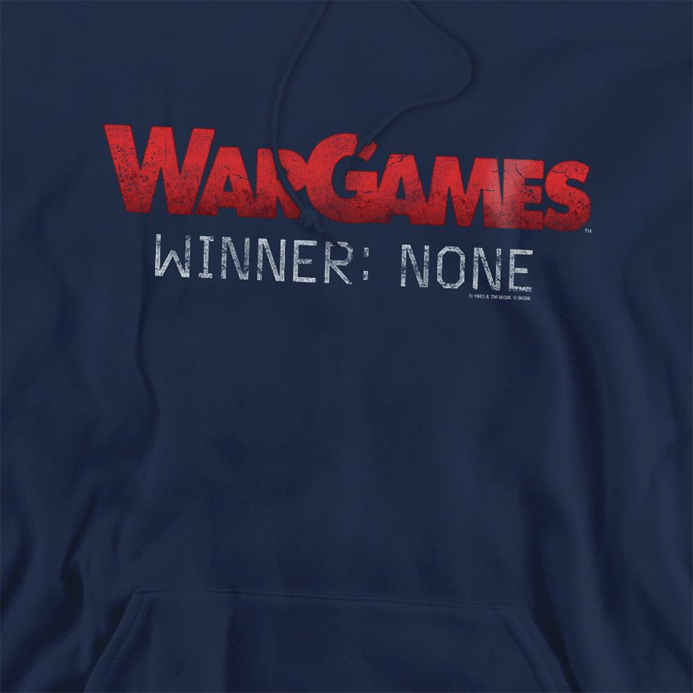Navy - Pack Shot - WarGames Unisex Adult No Winners Hoodie