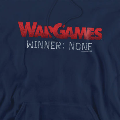 Navy - Pack Shot - WarGames Unisex Adult No Winners Hoodie