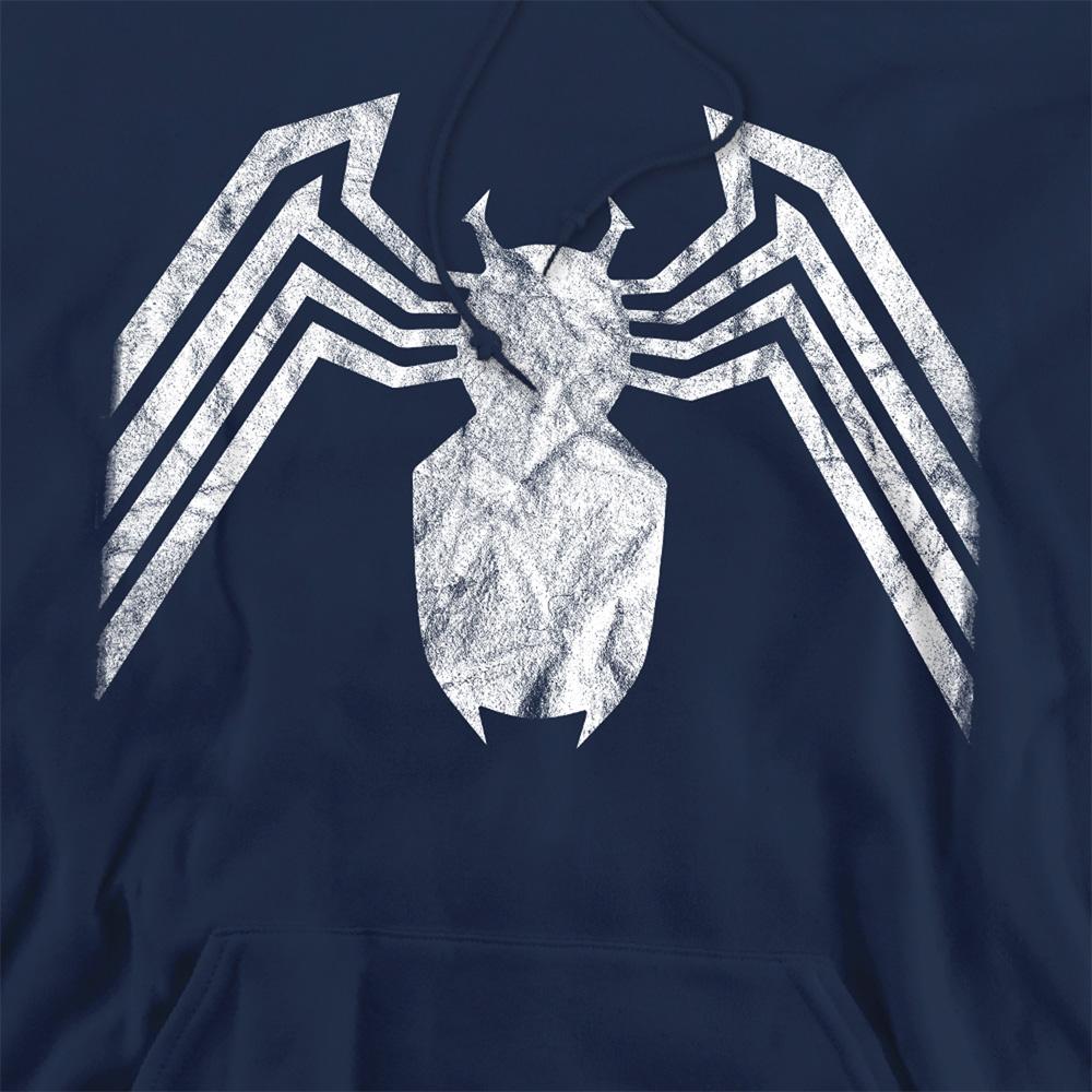 Navy - Pack Shot - Venom Unisex Adult Emblem Hoodie