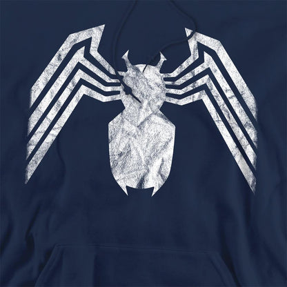 Navy - Pack Shot - Venom Unisex Adult Emblem Hoodie