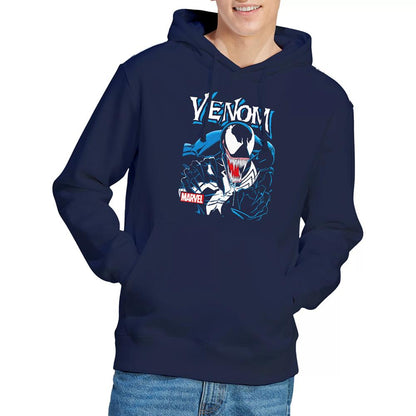 Navy - Side - Venom Unisex Adult Antihero Hoodie