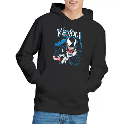 Black - Side - Venom Unisex Adult Antihero Hoodie