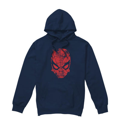 Navy - Front - Marvel Unisex Adult Webhead Hoodie