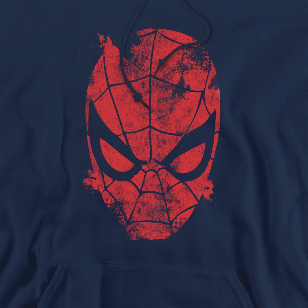 Navy - Side - Marvel Unisex Adult Webhead Hoodie