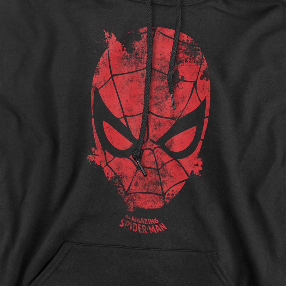 Black - Side - Marvel Unisex Adult Webhead Hoodie