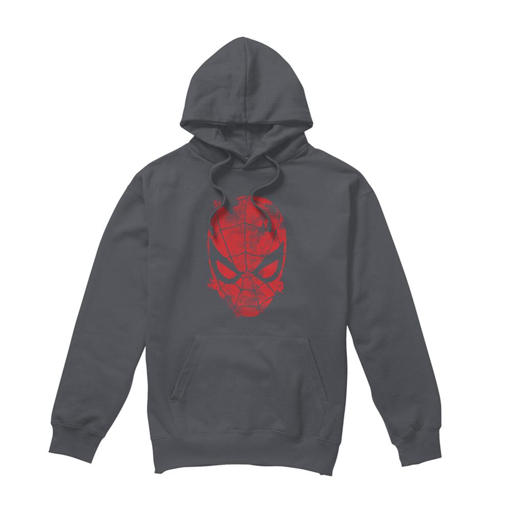 Charcoal - Front - Marvel Unisex Adult Webhead Hoodie