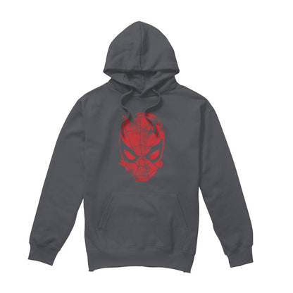 Charcoal - Front - Marvel Unisex Adult Webhead Hoodie