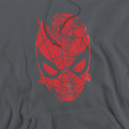 Charcoal - Side - Marvel Unisex Adult Webhead Hoodie