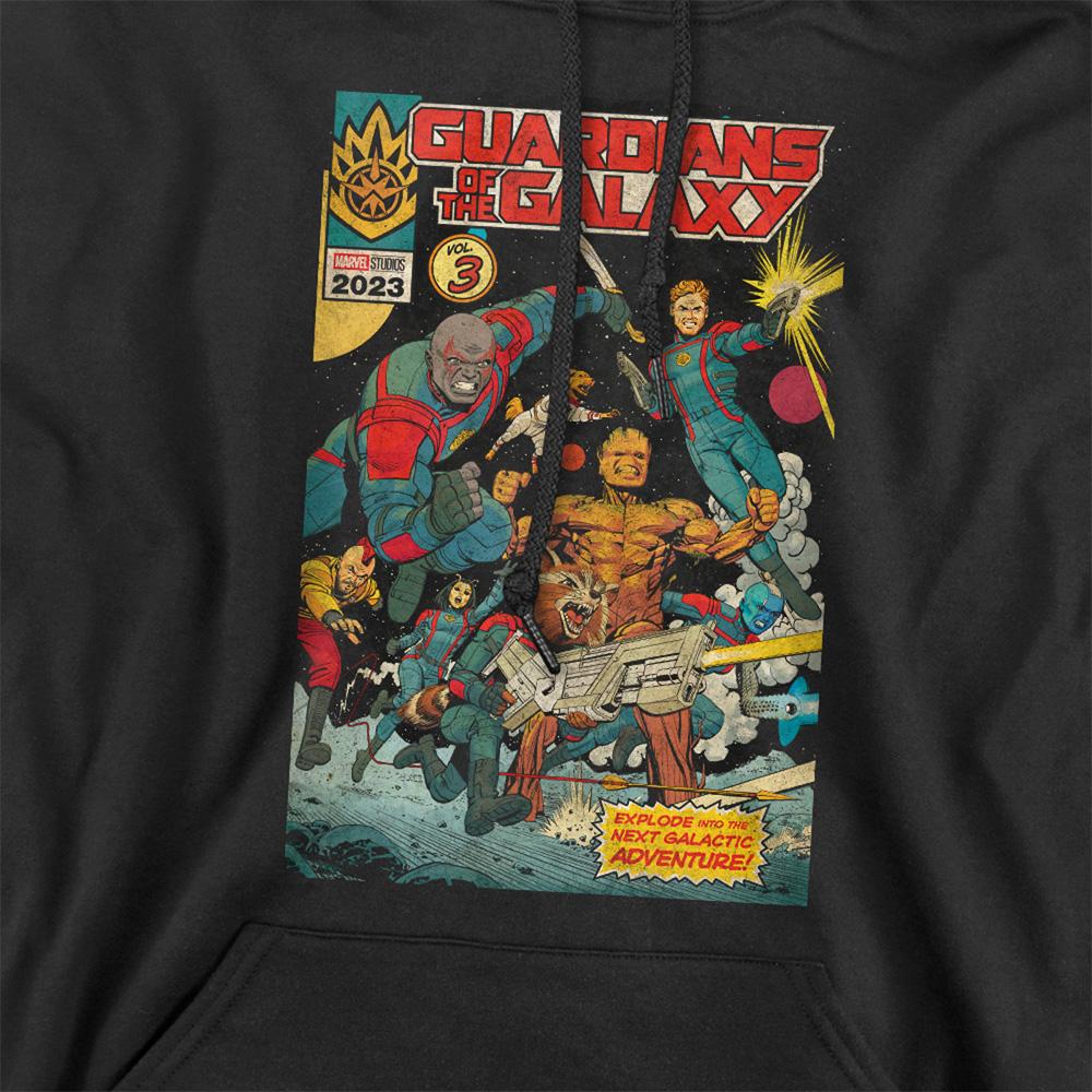Black - Side - Guardians Of The Galaxy Volume 3 Unisex Adult Hoodie