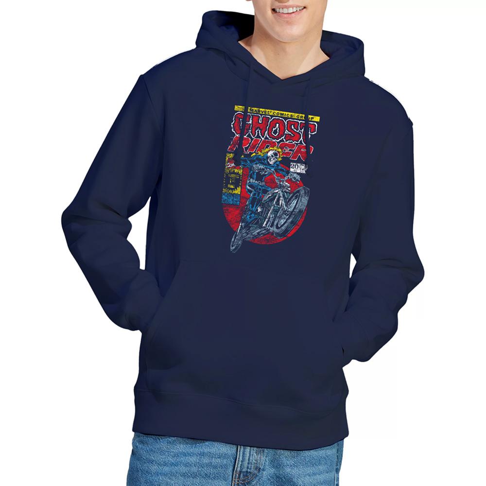Navy - Lifestyle - Ghost Rider Unisex Adult Hoodie