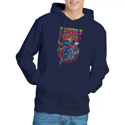 Navy - Lifestyle - Ghost Rider Unisex Adult Hoodie