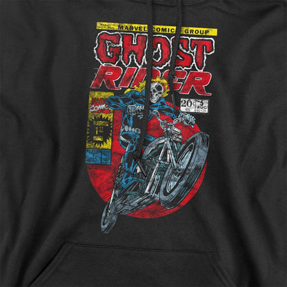 Black - Side - Ghost Rider Unisex Adult Hoodie