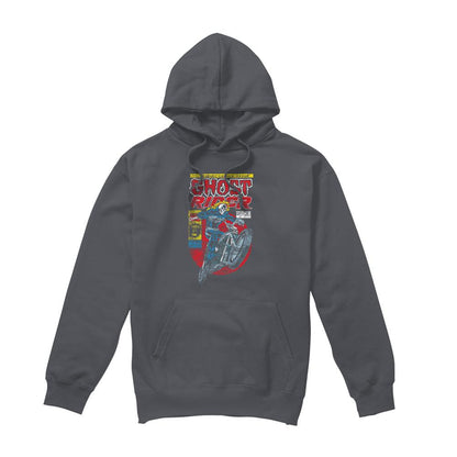 Charcoal - Front - Ghost Rider Unisex Adult Hoodie