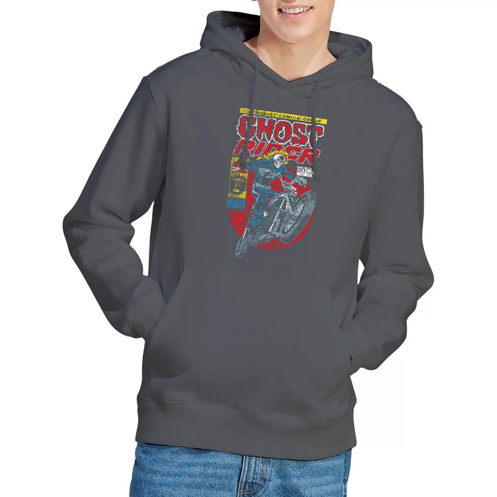 Charcoal - Lifestyle - Ghost Rider Unisex Adult Hoodie
