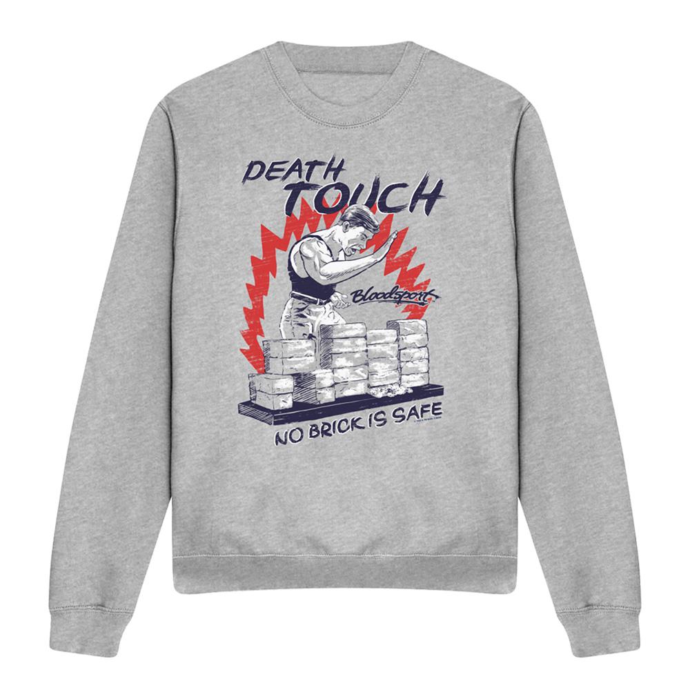 Athletic - Front - Bloodsport Unisex Adult Death Touch Heather Sweatshirt
