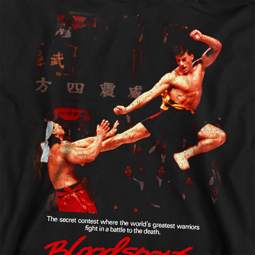 Black - Side - Bloodsport Unisex Adult Poster Sweatshirt